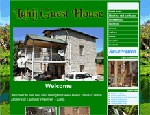 Tablet Screenshot of lahijguesthouse.com